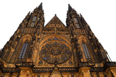 St. Vitus Katedrali, Prag Şatosu, Ortaçağ gotik mimarisinin başyapıtı, Prag, Çek Cumhuriyeti