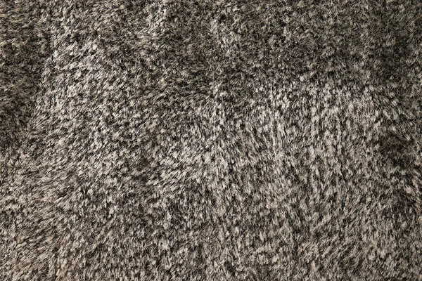 stock image Fluffy old carpet with GREY black background texture, low view close up