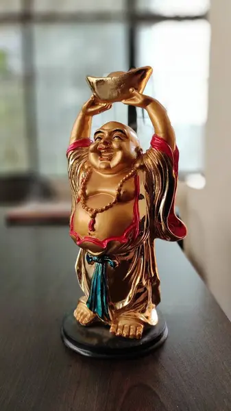 Laughing Buddha is also known as Fat Buddha. Budai (also known as Hotei or Pu-Tai) is a semi-historical Chinese monk who is venerated as a deity