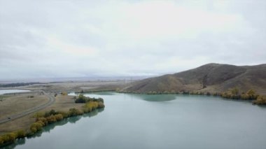 Deniz manzarası ve yeni Zelanda 'da yol kenarında aşçı yamağı.