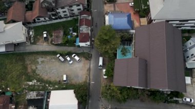 Chiang Mai şehrinin tepesinden bir görüntü - Budist konsepti