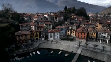 Mergozzo İHA ile uçuyor - 4K Yatay Video