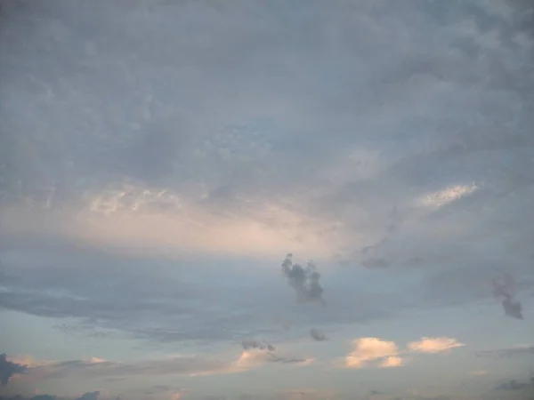 Gyönyörű Naplemente Felhőkkel — Stock Fotó
