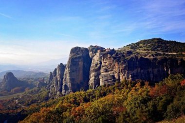 Dağların güzel manzarası
