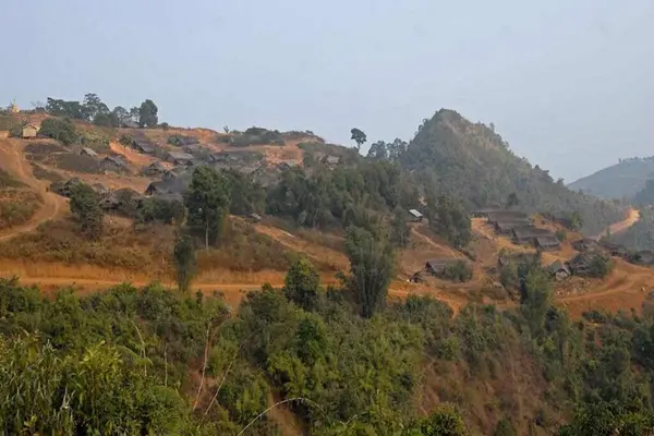 Dağların güzel manzarası