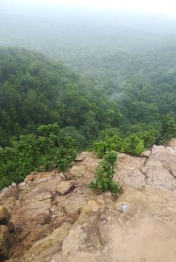 Dağların güzel manzarası. Seyahat