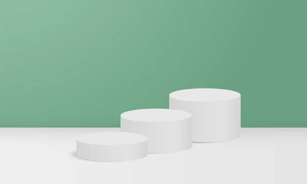 Minimale Darstellung Produkt Minimale Szene Mit Geometrischer Podiumsplattform Sammlung Modernes — Stockvektor