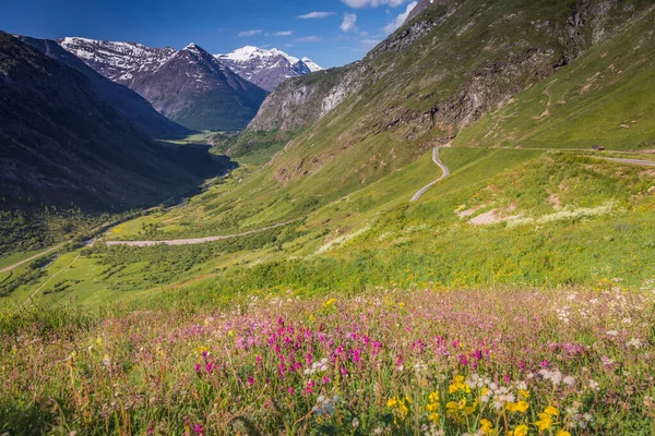 세르난 근처에 사보이의 목가적 풍경의 프랑스 알프스 산맥에 — 스톡 사진