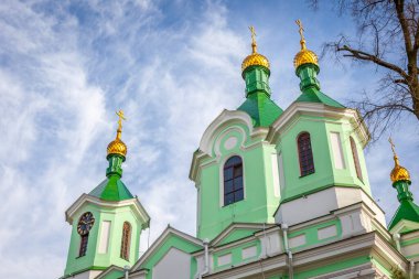 Russian Orthodox Cathedral of St. Simon in Brest, Belarus, Eastern Europe clipart