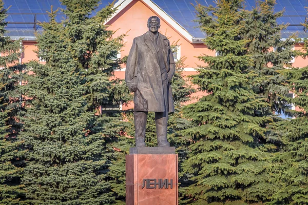 Lenin Emlékmű Suzdalban Oroszország Arany Gyűrűje — Stock Fotó