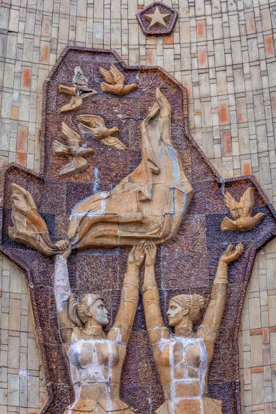 Vecchi Monumenti Comunisti Sovietici Minsk Bielorussia Europa Orientale — Foto Stock