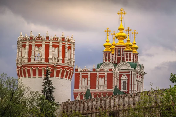 러시아 모스크바에 데비치 수도원 — 스톡 사진