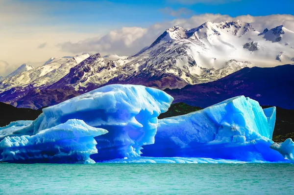 Snowcapped Andes Lake Argentina Nabij Calafate Patagonië Landschap Zuid Amerika — Stockfoto