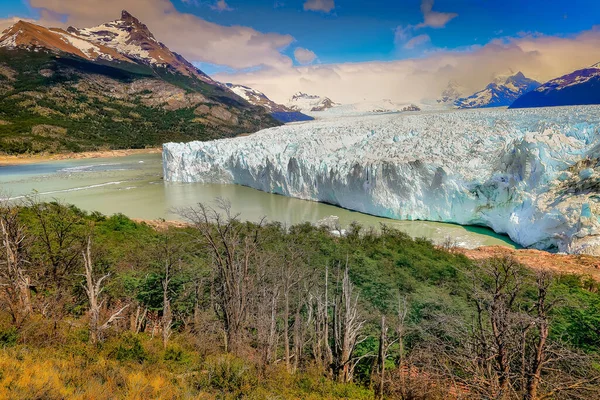 Drammatico Ghiacciaio Ghiacciaio Del Perito Moreno Lago Argentina Patagonia Calafate — Foto Stock