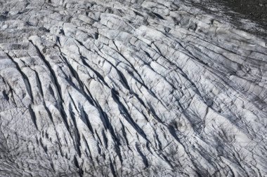 Bernina Masif, İsviçre Alpleri, Engadine, İsviçre 'deki Morteratsch buzuluna yakın çekim