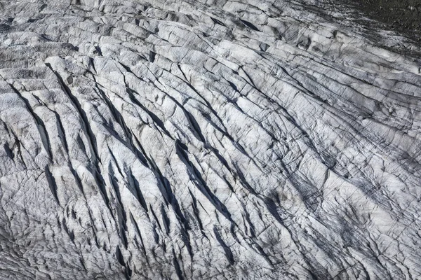 Gros Plan Sur Glacier Morteratsch Dans Massif Bernina Alpes Suisses — Photo