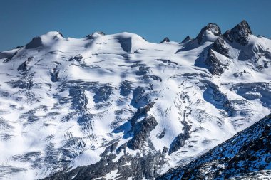 Bernina ve Palu dağları İsviçre Alpleri, Motoru, İsviçre 'de buzullarla çevrili.