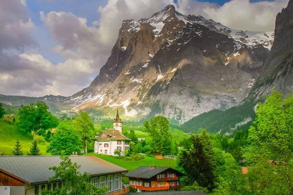 Grindelwald Village Interlaken District Canton Berne Switzerland — Stok fotoğraf