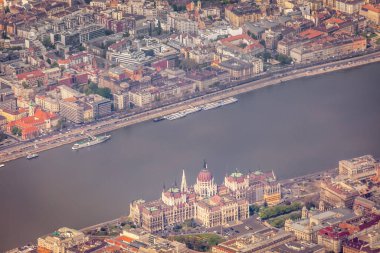Budapest and Danube river cityscape at evening, Hungary, Eastern Europe