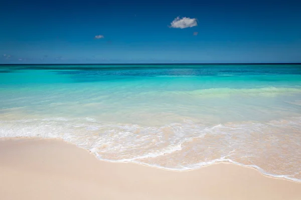 Tropical Beach Caribbean Sea Idyllic Saona Island Punta Cana Dominican — Fotografia de Stock