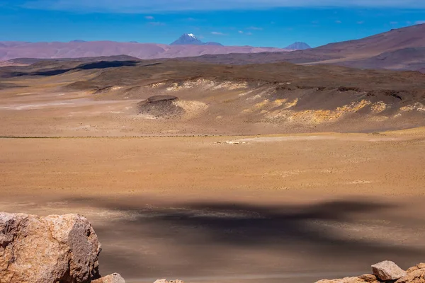Atacama Desert Dramatic Volcanic Landscape Sunset Northern Chile South America — ストック写真