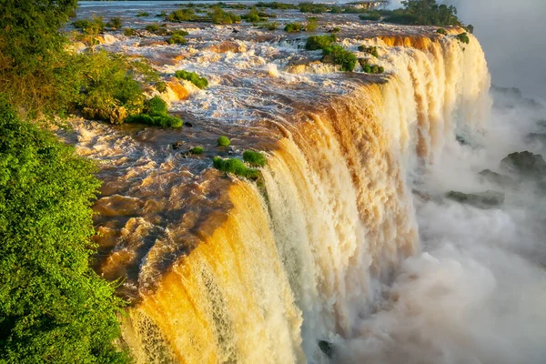 Iguazu Falls Dramatic Landscape View Argentinian Side South America — Zdjęcie stockowe