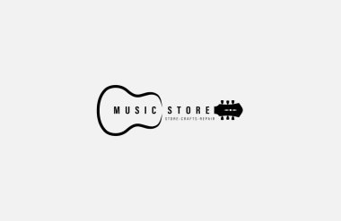 gitar atölyesi logo tasarımı