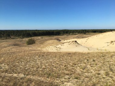 Çöldeki kum tepeleri