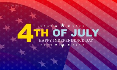 Bayrak ve Yıldız Kaplamalı Bağımsızlık Günü Bayrağı