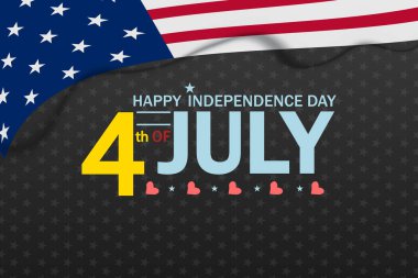 Amerikan Bayrağı ve Kalpleriyle 4 Temmuz Bağımsızlık Günü 'nüz kutlu olsun.
