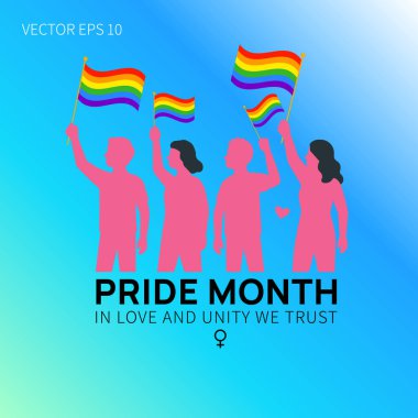 Aşk ve Birlik İçin Gurur Ay Posterine Güveniriz