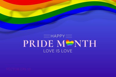 Aşk Aşktır Gurur Ayı Derin Mor Poster