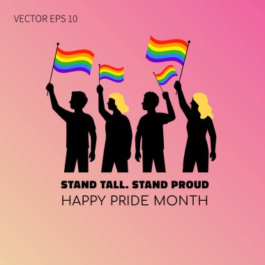 Uzun Gurur Posteri Vektörünü Durdur