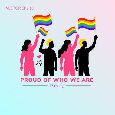 Kim olduğumuzla gurur duyuyorum LGBTQ Gurur Ayı Sanatı