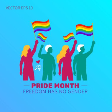 Özgürlüğün Cinsiyeti Yok Gurur Ayının Tasarımı