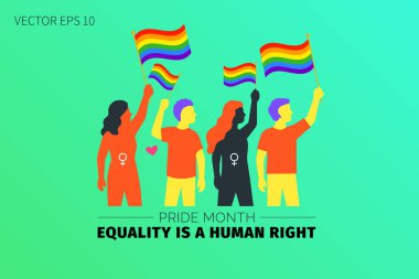 Eşitlik Bir İnsan Hakkı Onur Ayı Posteri