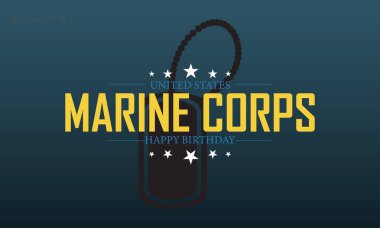 Köpek Etiketli Mutlu Yıllar Deniz Piyadeleri