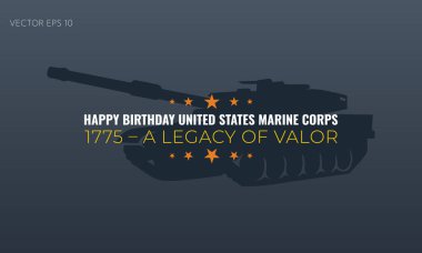 Mutlu yıllar Birleşik Devletler Deniz Piyadeleri 1775 'ten beri Yiğitlik Mirası