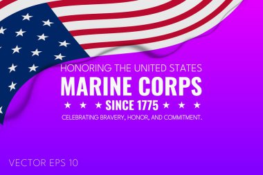 1775 'ten beri Birleşik Devletler Deniz Piyade Teşkilatı' nı onurlandırıyorum.