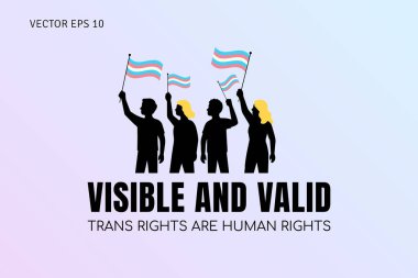 Görünür ve Geçerli Trans Hakları Posteri