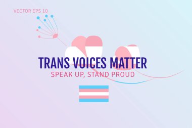Trans Voices Matter Yüksek Sesli Poster