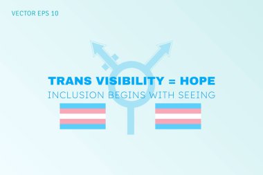 Trans Görünürlük eşittir Umut Ekleme Posteri