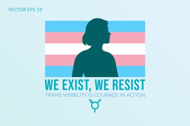 Biz varız Trans görünürlük posterine direniyoruz.