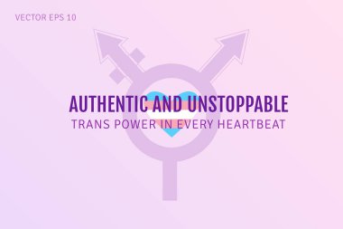 Otantik ve durdurulamaz Trans Güç Kalbi Posteri