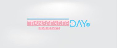 Transseksüel Anma Günü için Temiz Poster Tasarımı