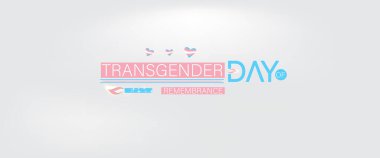 Transseksüel Anma Günü için Kalp Simgesi Posteri