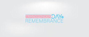 Trans Anma Günü Minimalist Tipografi Posteri