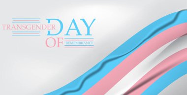 Transseksüel Anma Günü için Biçimlendirilmiş Metin Posteri