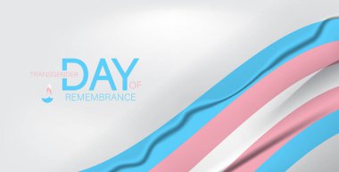 Candle Simgesi ile Cinsiyet Değiştiren Anma Günü Posteri