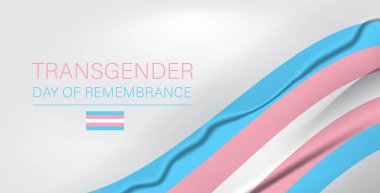 Trans Gurur Bayrağı ve Akan Kurdelelerle Cinsiyet Değiştirme Günü